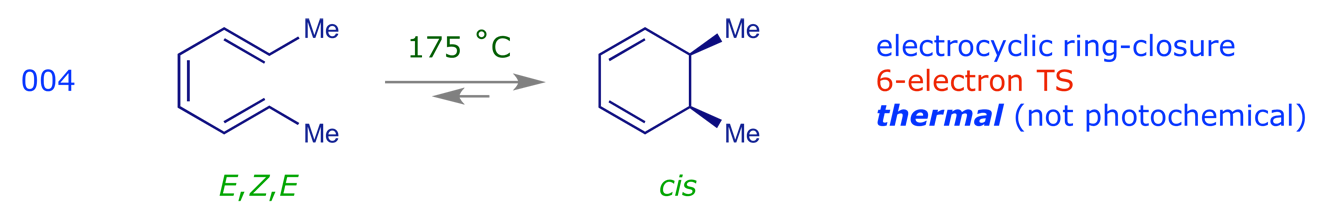 Thermal electrocyclic ring-closure of (E,Z,E)-2,4,6-octatriene