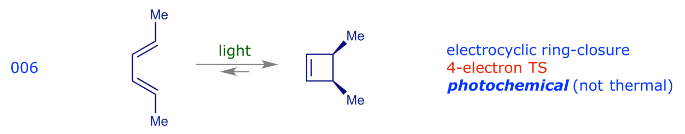 Photochemical electrocyclic ring-closure of (E,E)-2,4-hexadiene