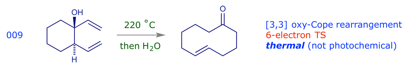 [3,3] Sigmatropic (oxy-Cope) rearrangement of 1,2-divinylcyclohexanol
